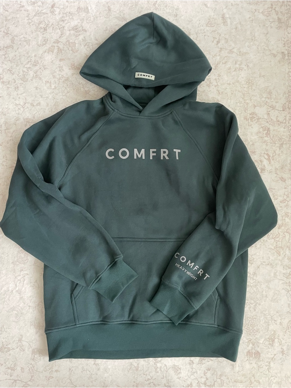 Comfort Heavyweight Forest Green Hooded Sweatshirt